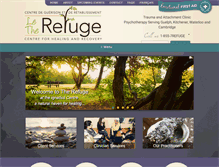 Tablet Screenshot of healingrefuge.com
